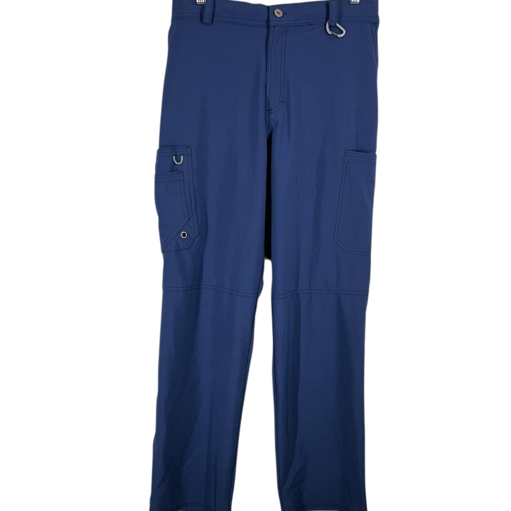Cherokee Infinity Men's Blue Cargo Scrub Pants Medium Navy